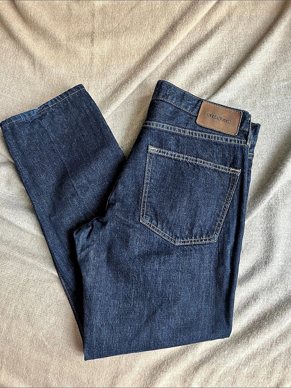 Vintage Big Star Straight Leg Jeans in Blue Waist 34R Like New